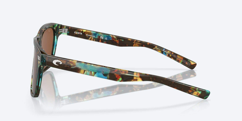 HOT Products Costa Aransas Shiny Ocean Tortoise Frame Copper Silver Mirror 580G