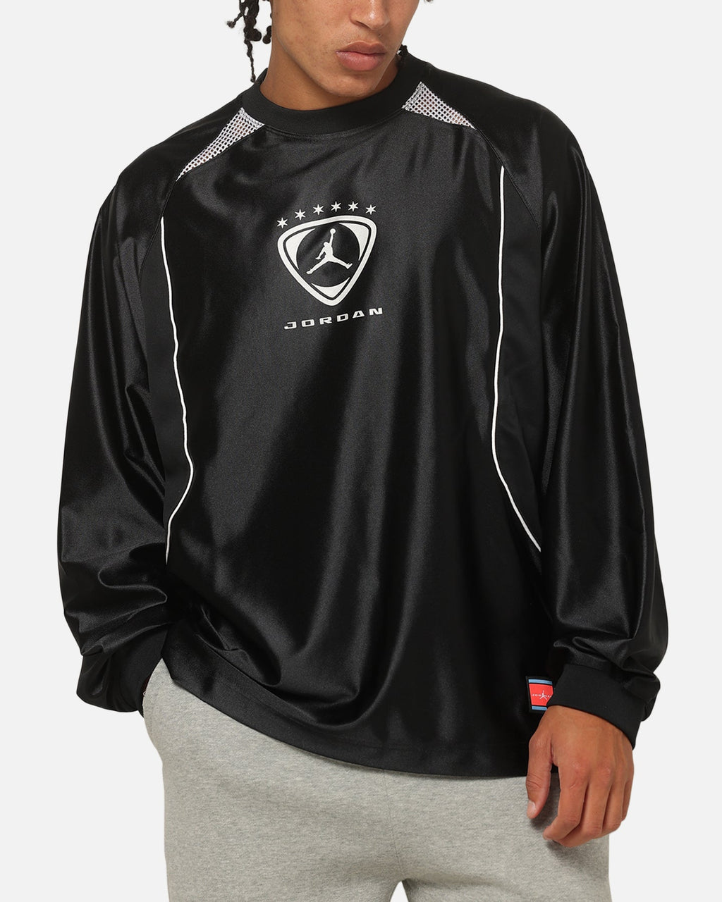 HOT Products Jordan Brooklyn Long-Sleeve Goalie Top Black