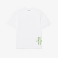 New Arrival LACOSTE PRINTED COTTON CREW NECK T-SHIRT Men -WHITE