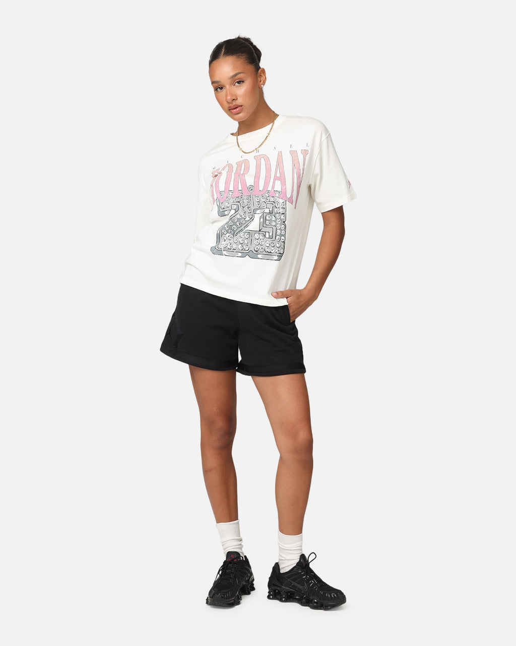 HOT Products Jordan Women's Flight Fleece Diamond Shorts Midnight Navy