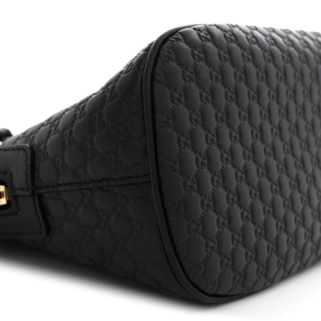 Microguccissima Mini Dome Bag Black