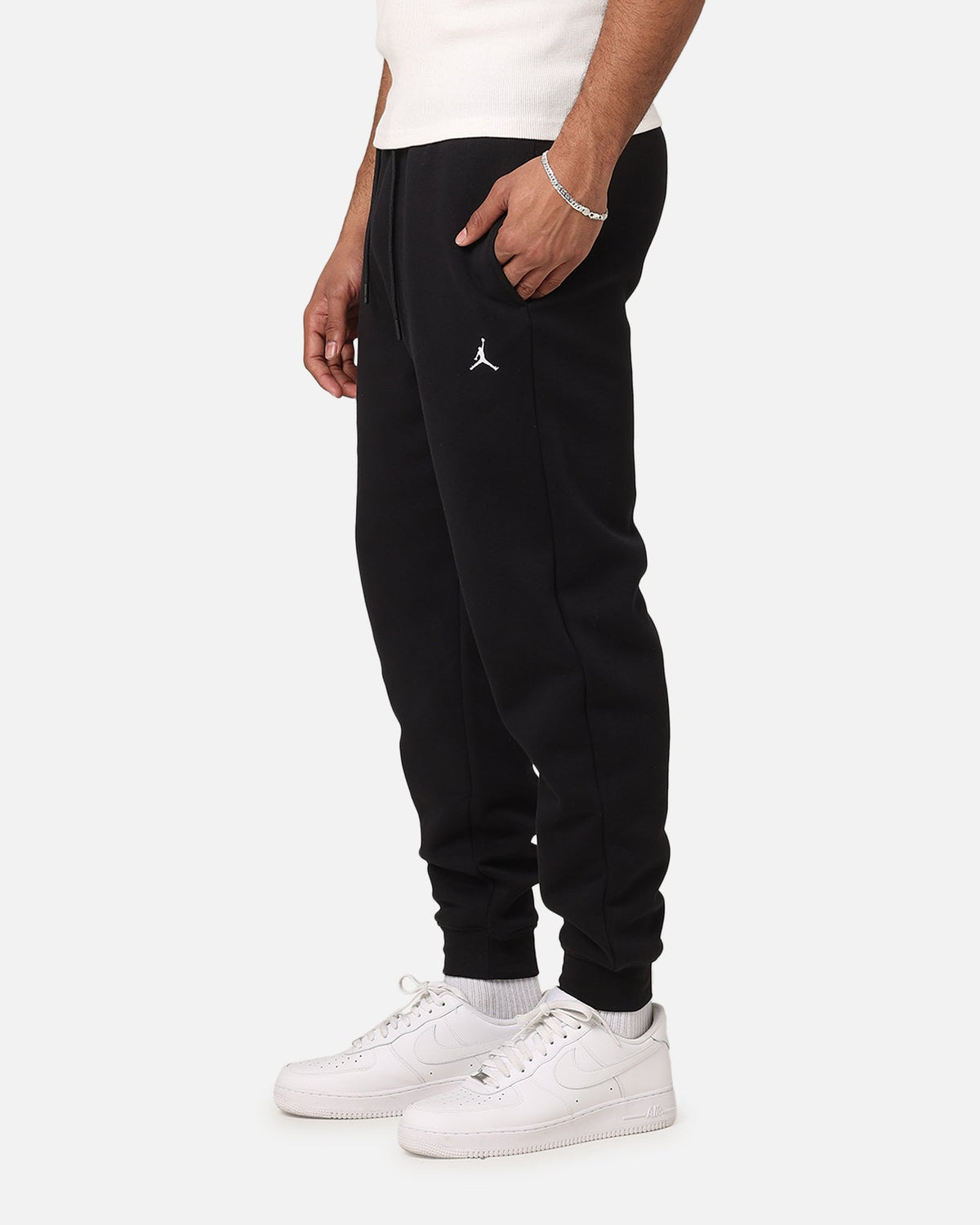 HOT Products Jordan Brooklyn Fleece Pant Black/White