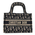 Oblique Mini Book Tote Blue Multicolor
