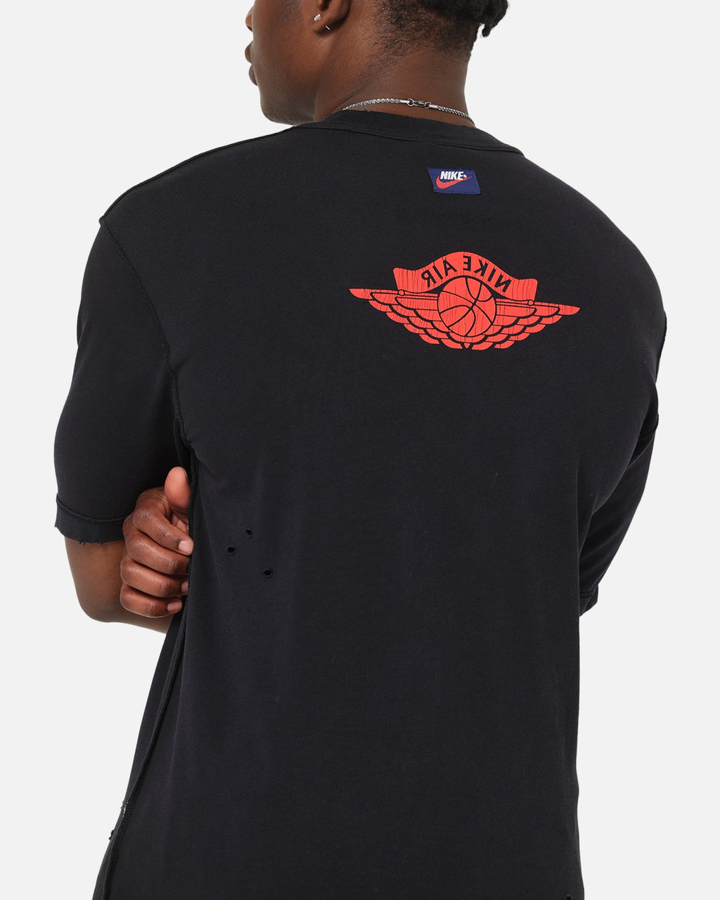 HOT Products Jordan Rare Air 85 Wash T-Shirt Black/Chile Red
