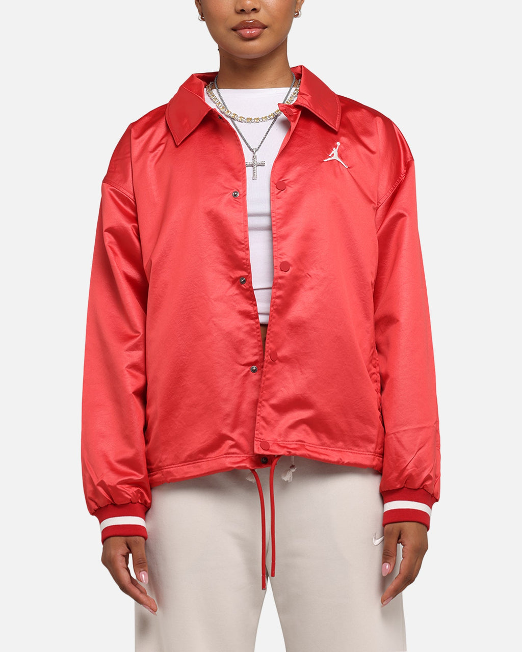 HOT Products Jordan Women's Coaches Jacket Varsity Red