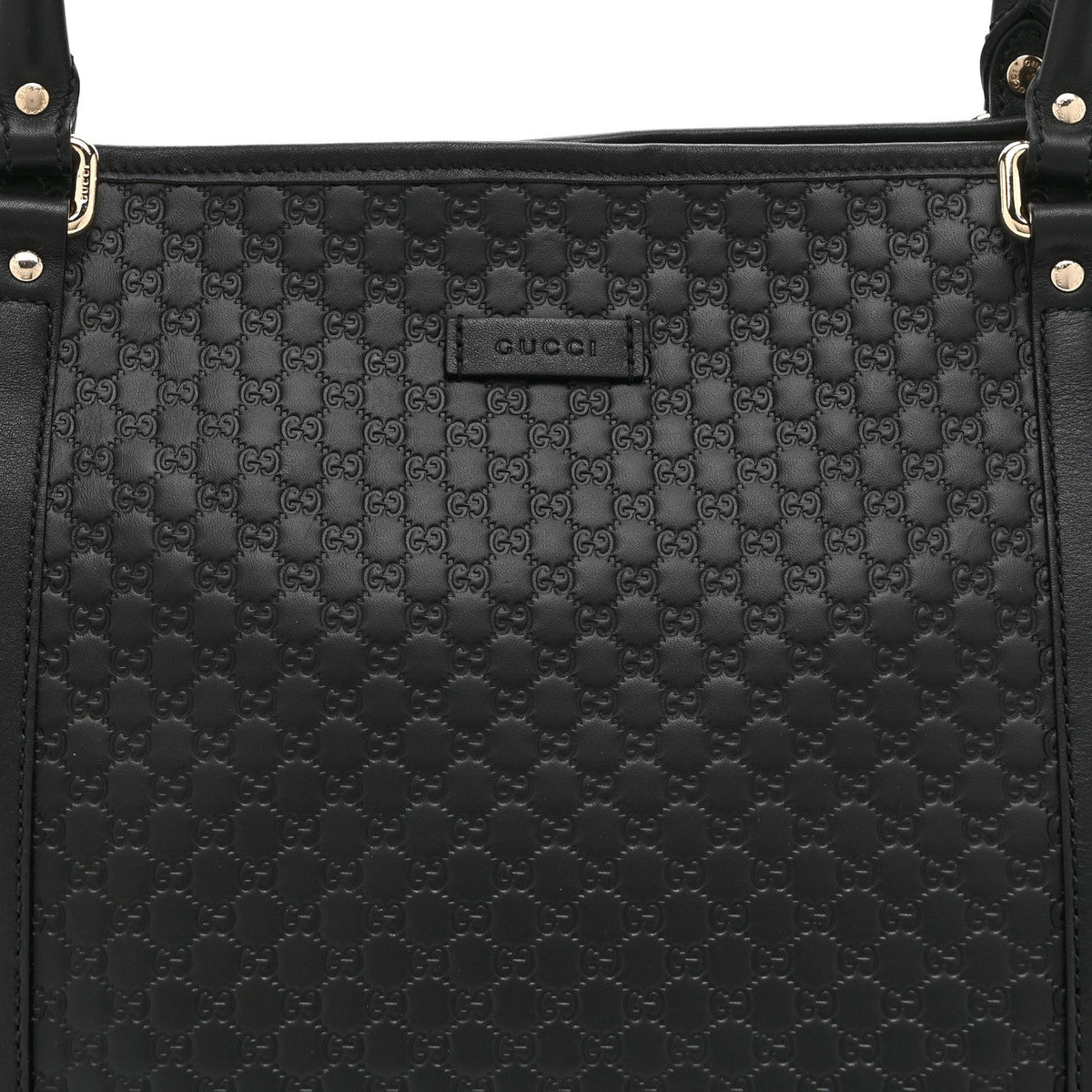 Microguccissima Medium Joy Tote Black