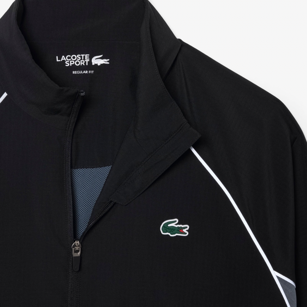 New Arrival LACOSTE TRIM ACCENT TENNIS TRACKSUIT - Men-BLACK/GREY