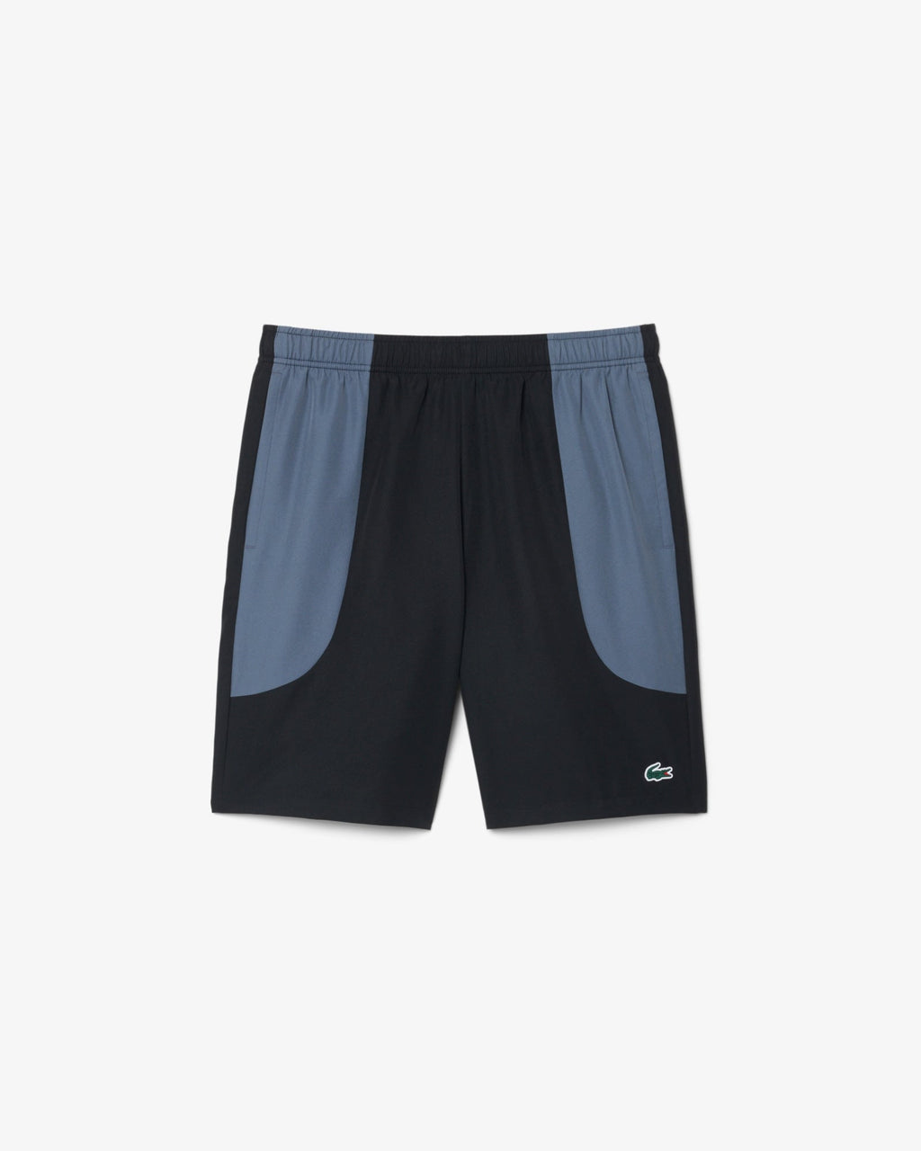 New Arrival Lacoste WATER - REPELLENT COLOR-BLOCK SPORT Short Men -BLACK/GREY