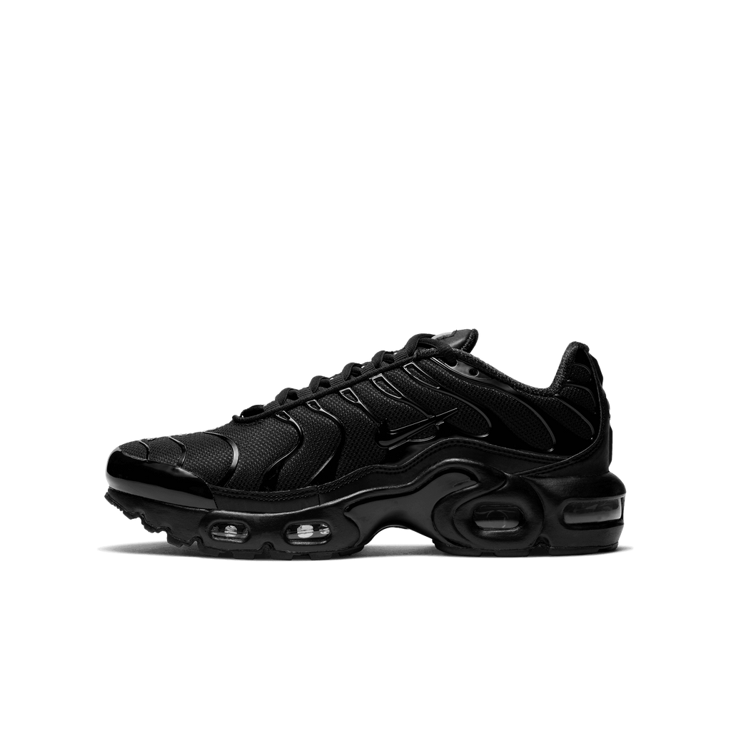 Big Kids' Nike Air Max Plus "Triple Black"
