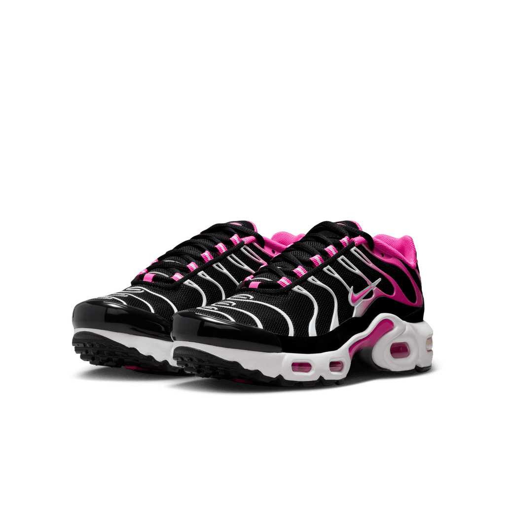 Big Kids' Nike Air Max Plus "Black Laser Fuchsia"
