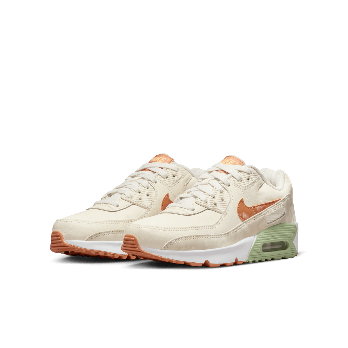 Big Kidsâ€?Nike Air Max 90 LTR "Pale Ivory Honeydew"