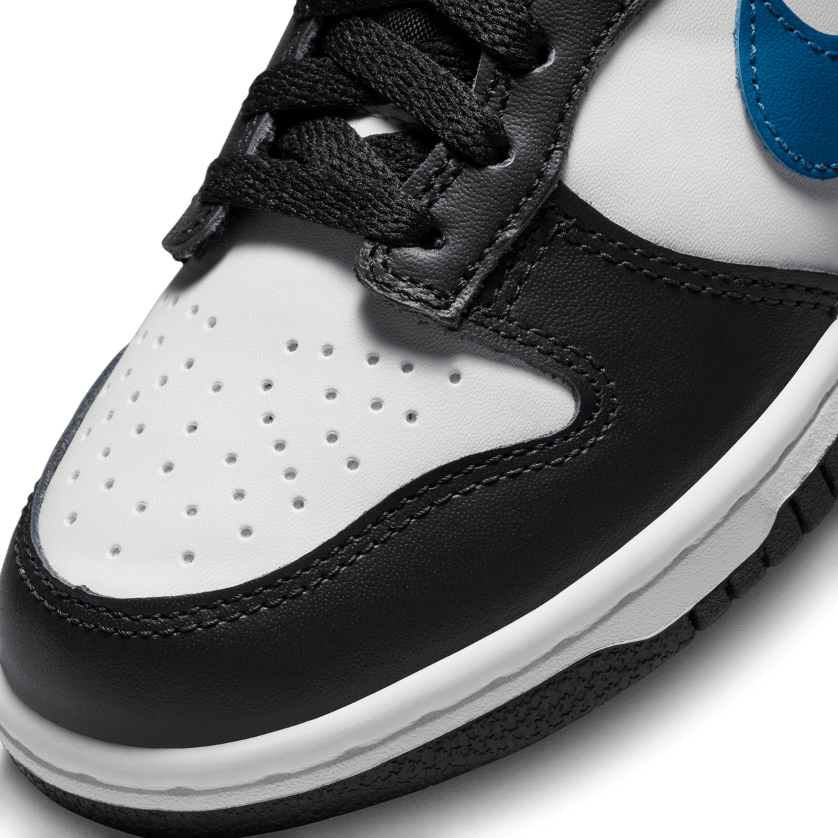 Big Kids' Nike Dunk Low "Industrial Blue Black White"