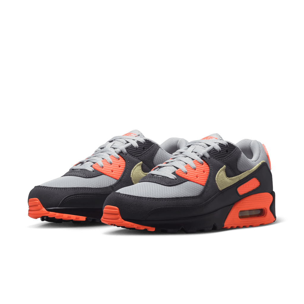 Men's Nike Air Max 90 "Smoke Grey Hyper Crimson"