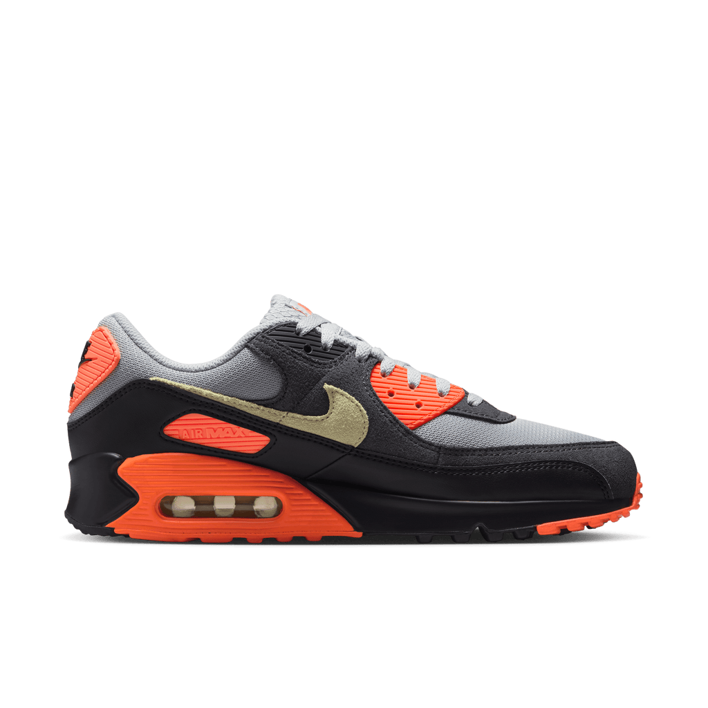 Men's Nike Air Max 90 "Smoke Grey Hyper Crimson"