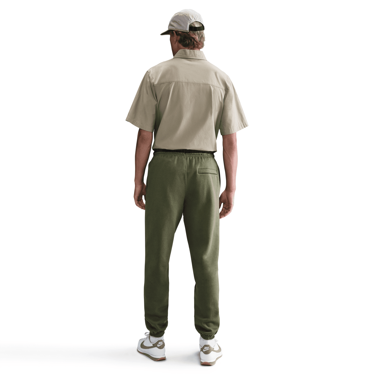 Men's Nike Club Cuffed Brushed Fleece Pants