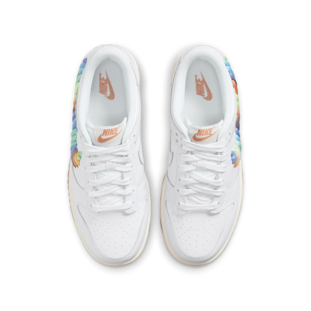 Big Kids' Nike Dunk Low SE "Rainbow Swoosh"
