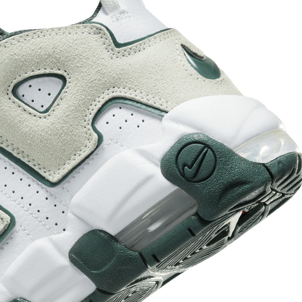 Big Kids' Nike Air More Uptempo "White Vintage Green"