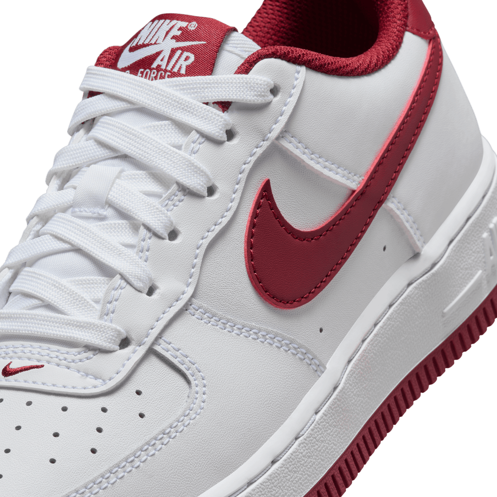 Big Kids' Nike Air Force 1 "White Team Red"