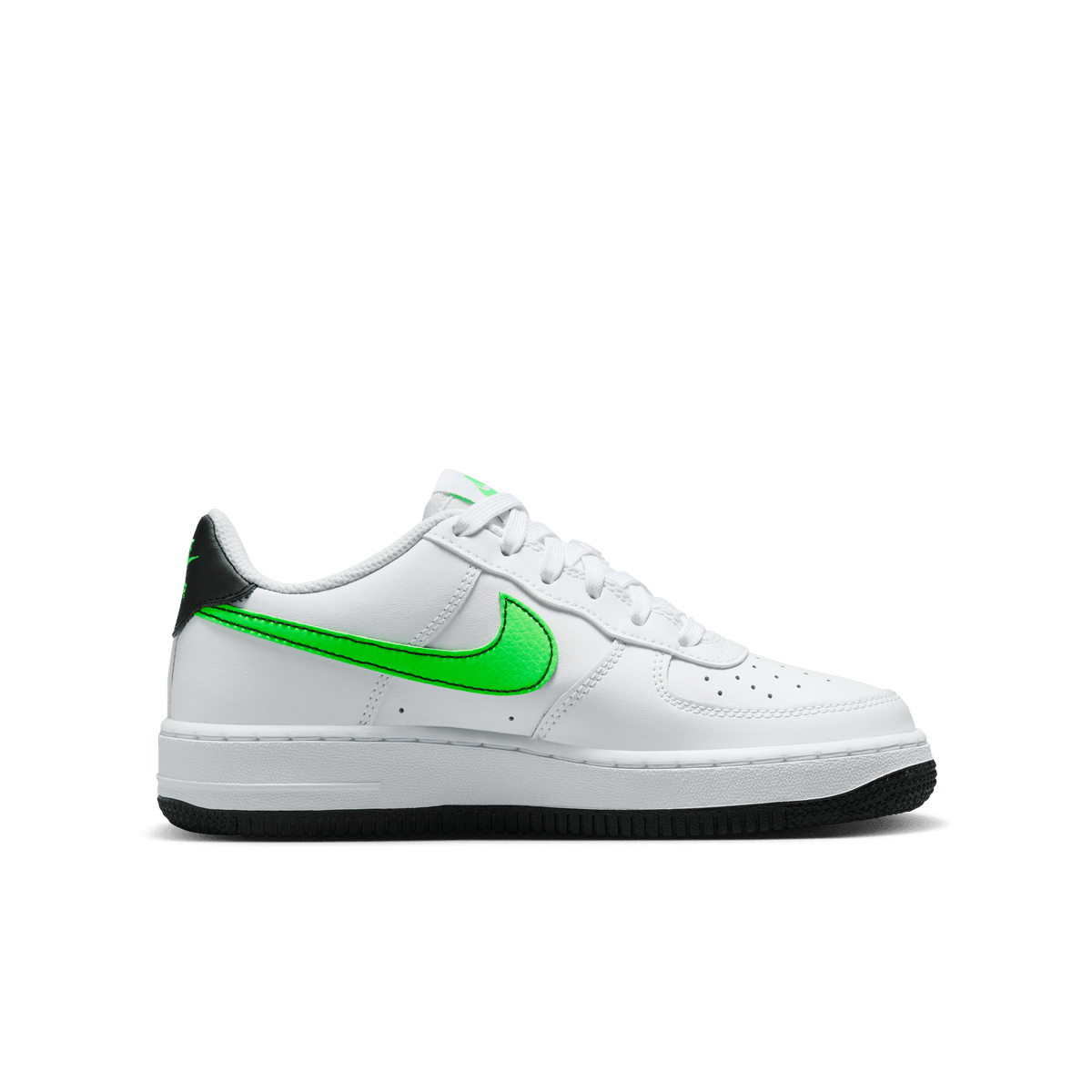 Big Kids' Nike Air Force 1 "White Green Strike"