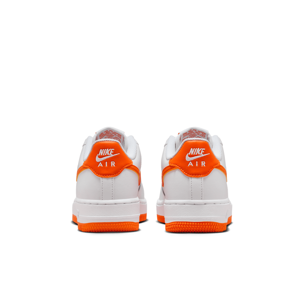 Big Kids' Nike Air Force 1  "White Safety Orange"
