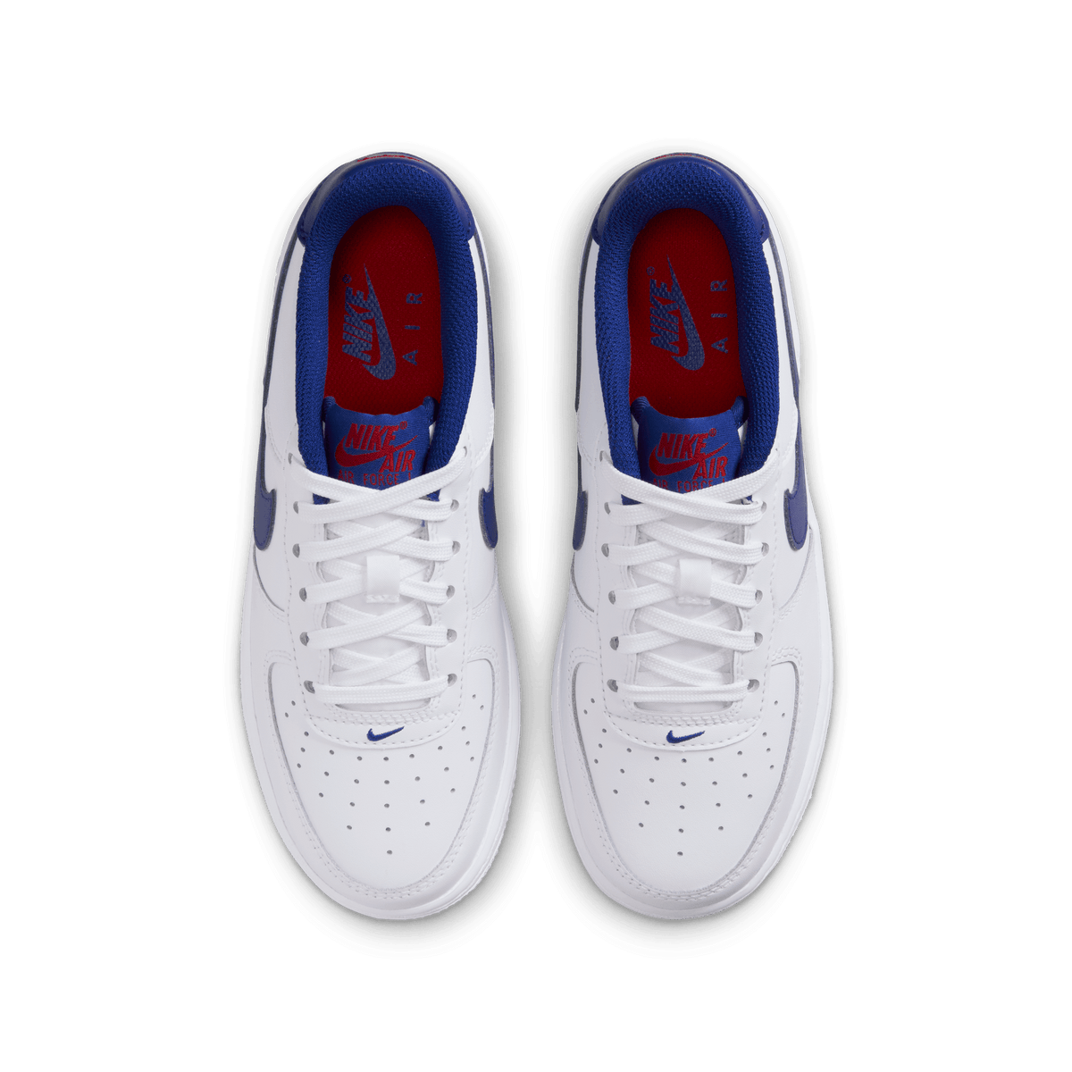 Big Kids' Nike Air Force 1 "White Deep Royal Blue"