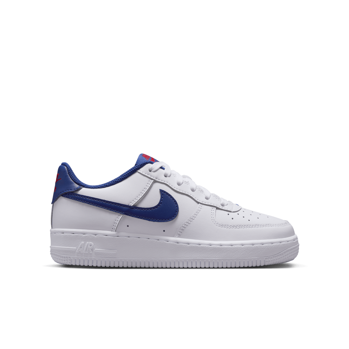 Big Kids' Nike Air Force 1 "White Deep Royal Blue"