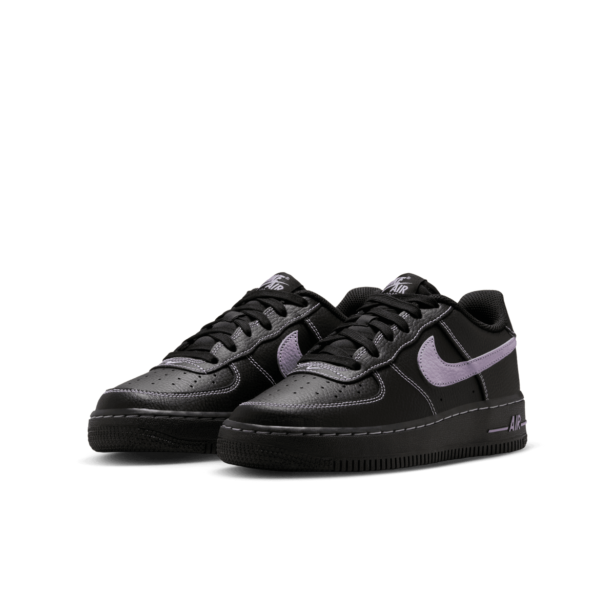 Big Kids' Nike Air Force 1 LV8 4 "Black & Hydrangeas"