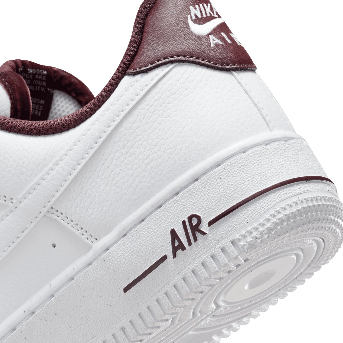 Women's Nike Air Force 1 '07 Vintage "White Burgundy Crush"
