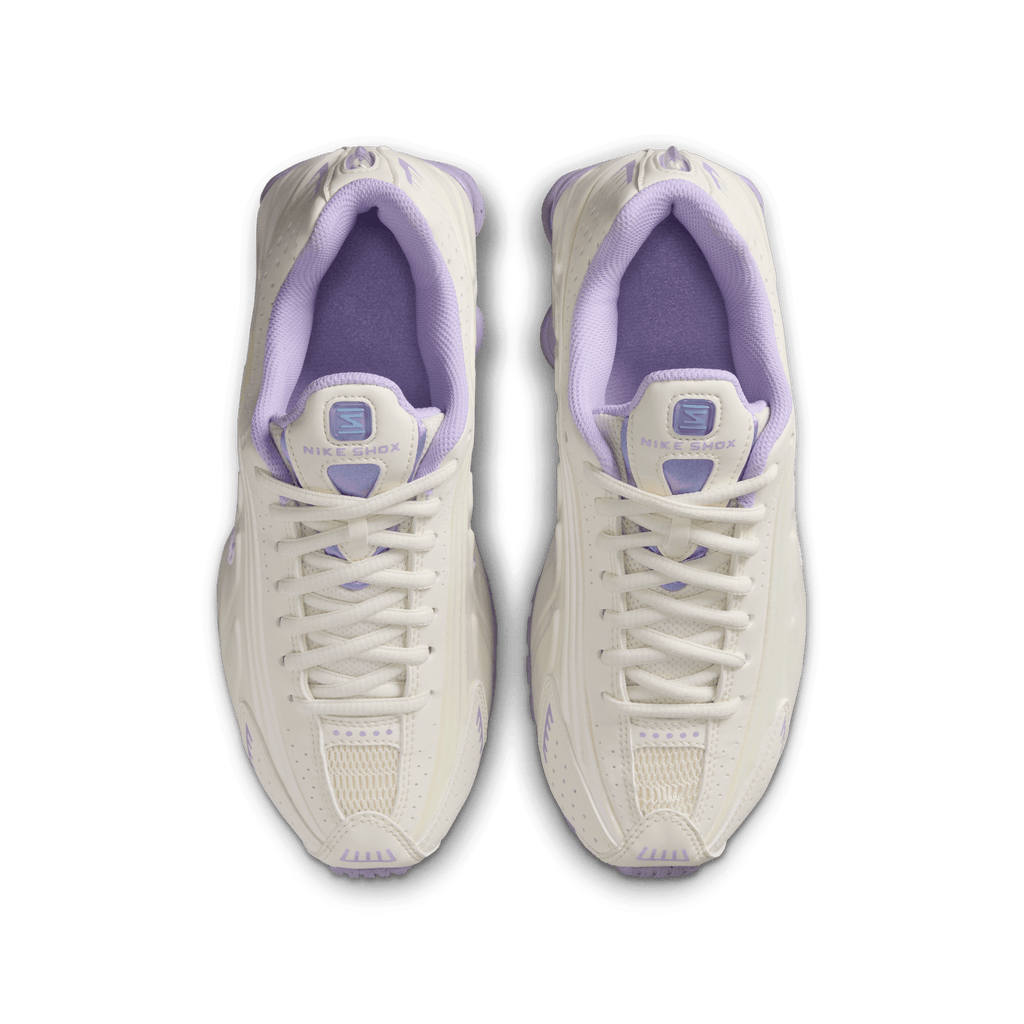 Big Kids' Nike Shox R4 "Soft Pearl Hydrangeas"