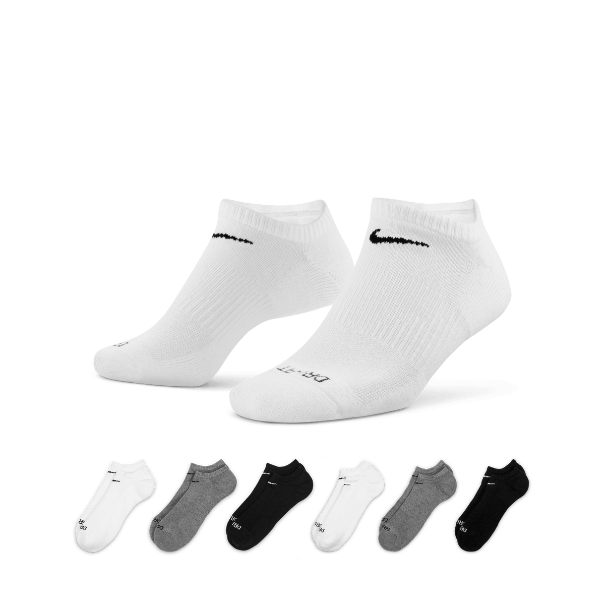 Nike Everyday Plus Cushioned Training No-Show Socks (6 Pairs) "Unisex"
