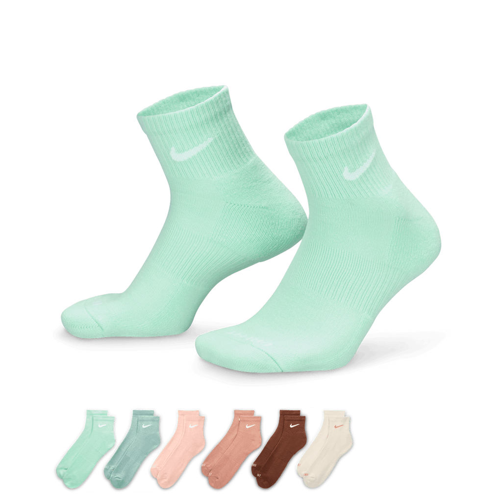 Nike Everyday Plus Cushioned Training Ankle Socks (6 Pairs) "Unisex"