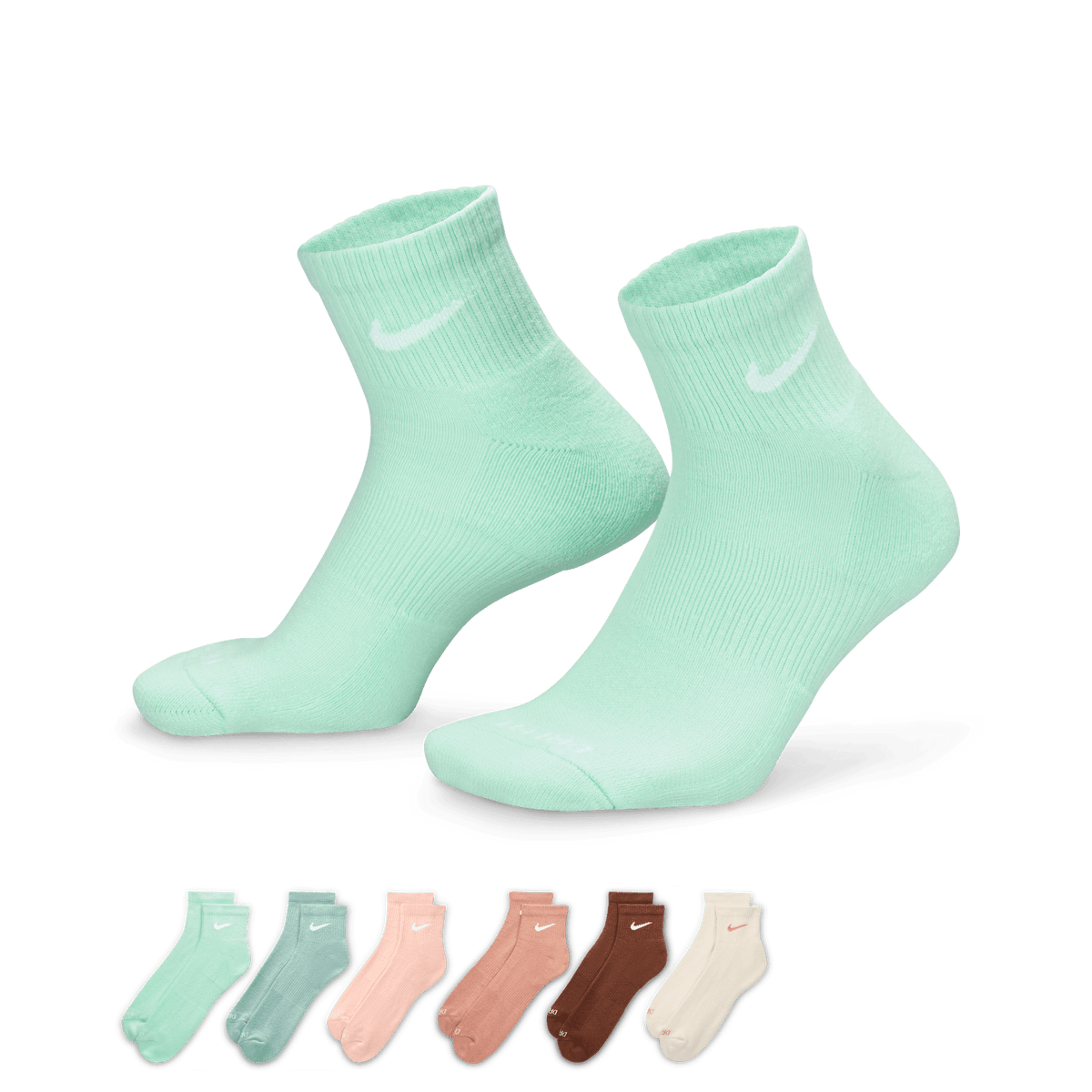 Nike Everyday Plus Cushioned Training Ankle Socks (6 Pairs) "Unisex"