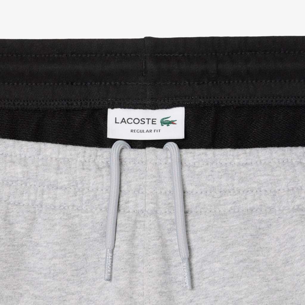 New Arrival Lacoste COLORBLOCK FLEECE Short Men -GREY CHINE-BLACK-LY3