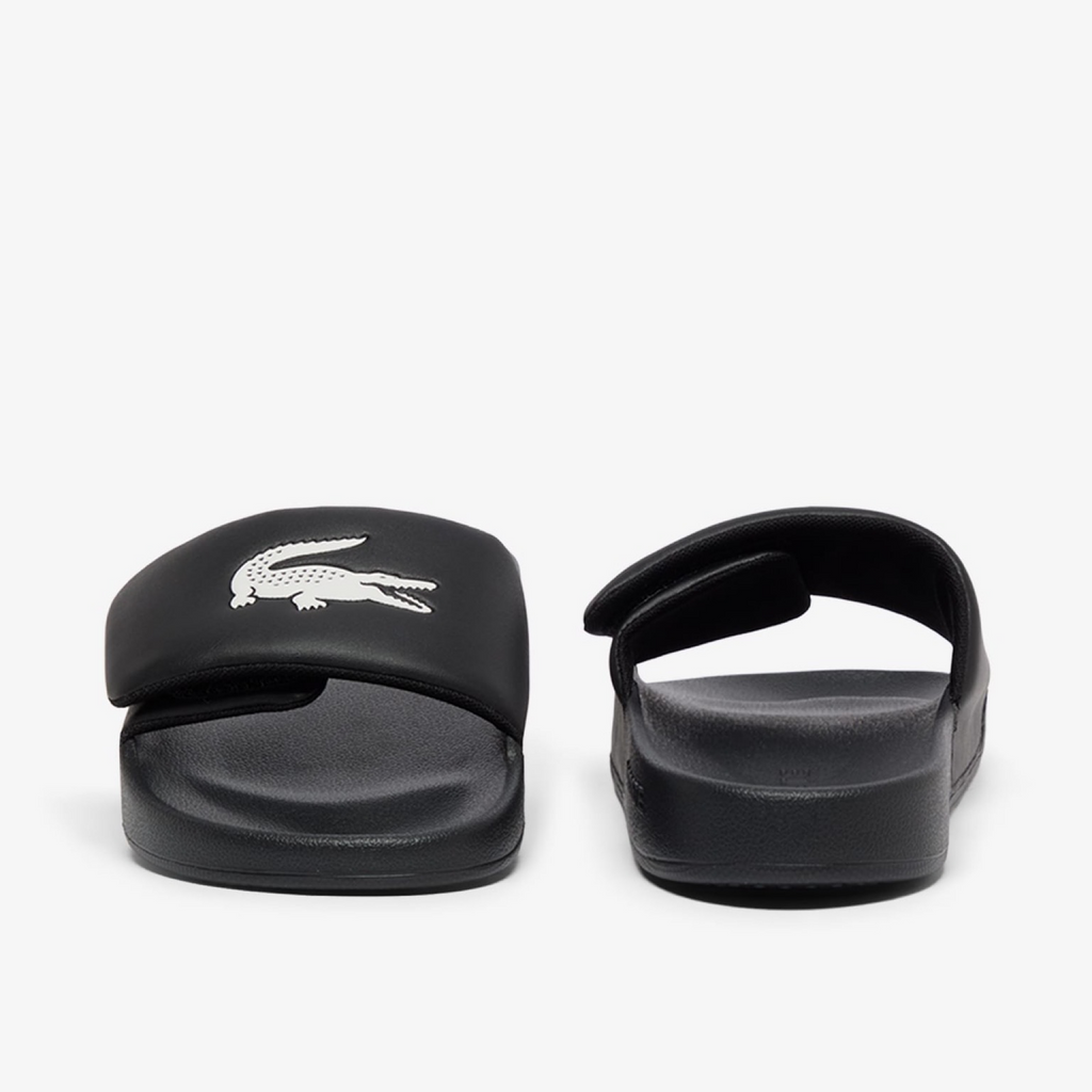 New Arrival LACOSTE SERVE  SLIDES 0 S 1261 CMA MENS -BLACK/WHITE