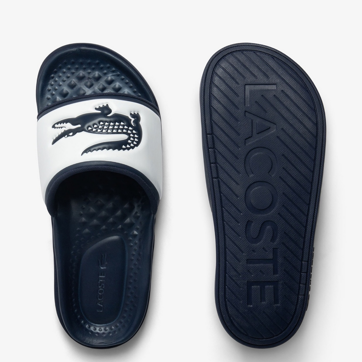 New Arrival LACOSTE SERVE SLIDES DUAL 1252  CMA MENS -