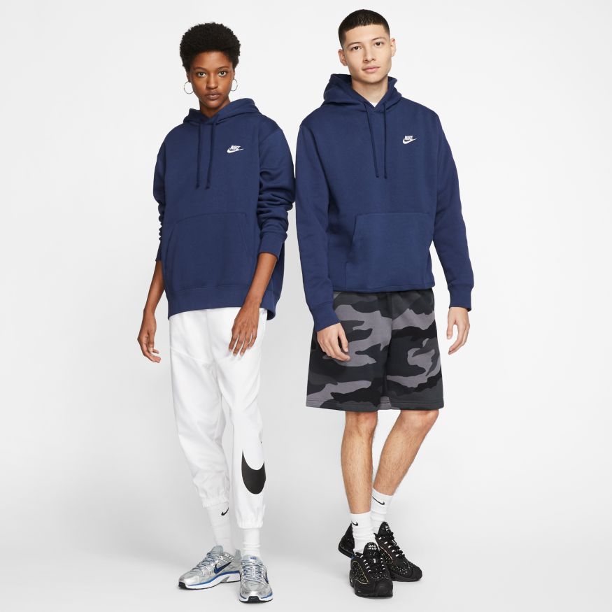 Men's Nike Sportswear Club Fleece Pullover Hoodie "Midnight Navy"