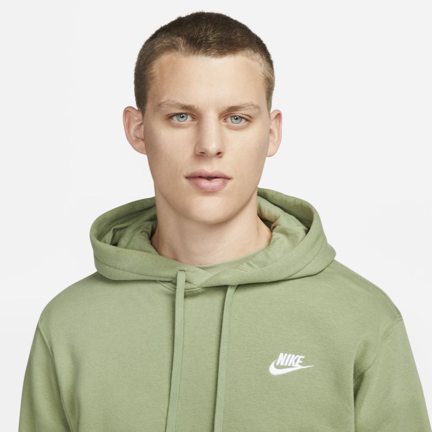Men's Nike Sportswear Club Fleece Pullover Hoodie "Oil Green"