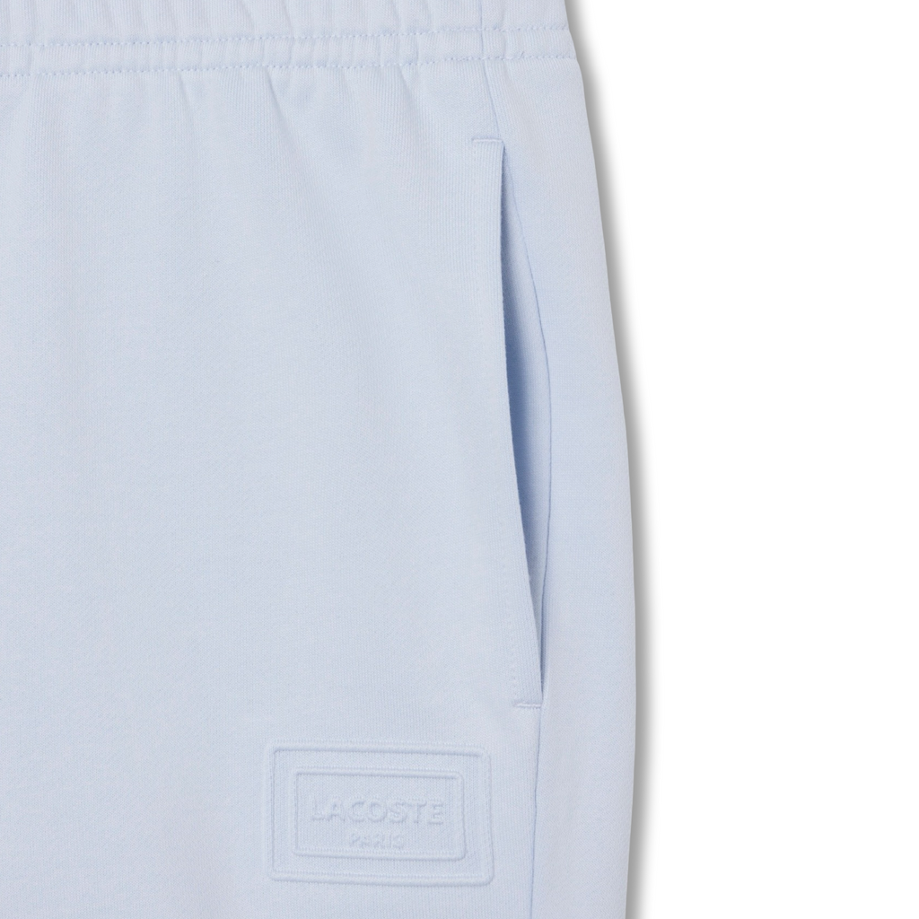 New Arrival LACOSTE REGULAR FIT FLEECE SHORT Men -LIGHT BLUE-J2G