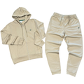 New Arrival LACOSTE FUll ZIP HOODED CLASSIC SWEATSUIT Men -BEIGE-02S