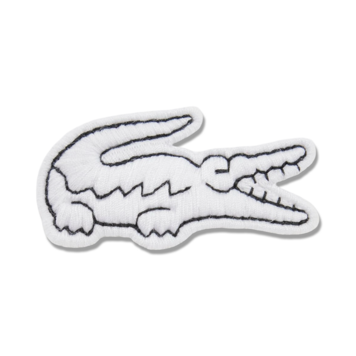 New Arrival LACOSTE CROCODILE BADGE COTTON TWILL CAP-WHITE-001