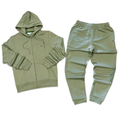 New Arrival LACOSTE FUll ZIP HOODED CLASSIC SWEATSUIT Men -GREEN-S86