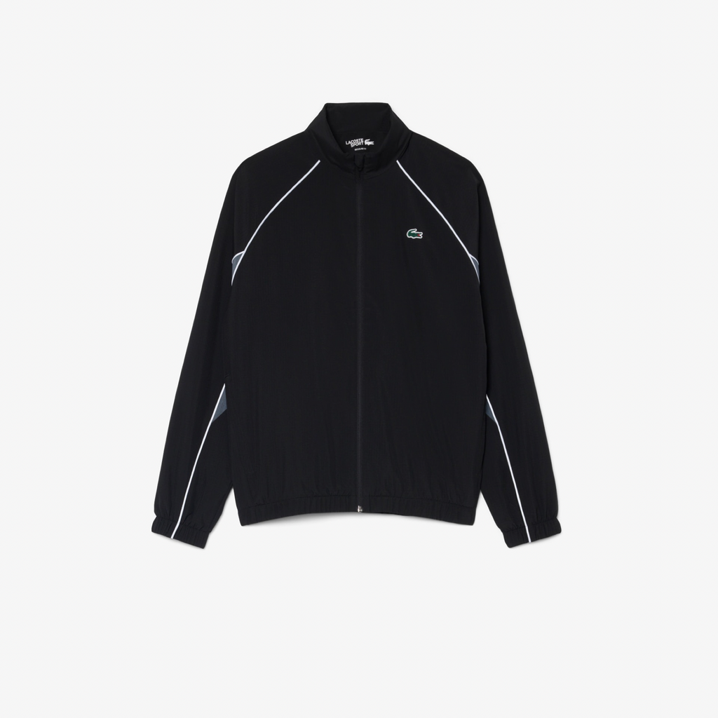 New Arrival LACOSTE TRIM ACCENT TENNIS TRACKSUIT - Men-BLACK/GREY