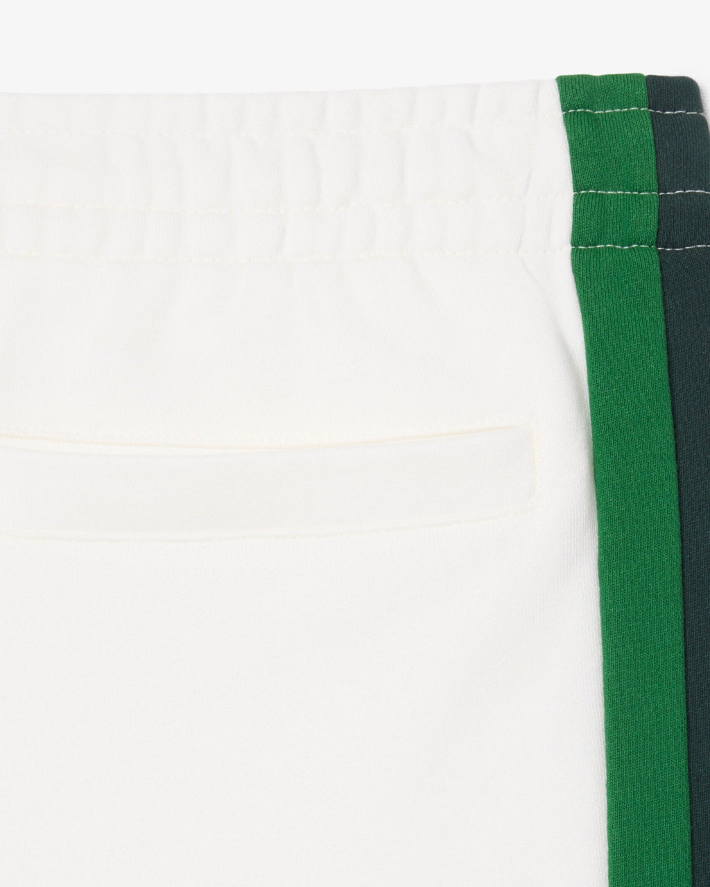 New Arrival LACOSTE CLASSIC FIT SWEATSUIT HOODED FLEECE  -Men-WHITE /GREEN