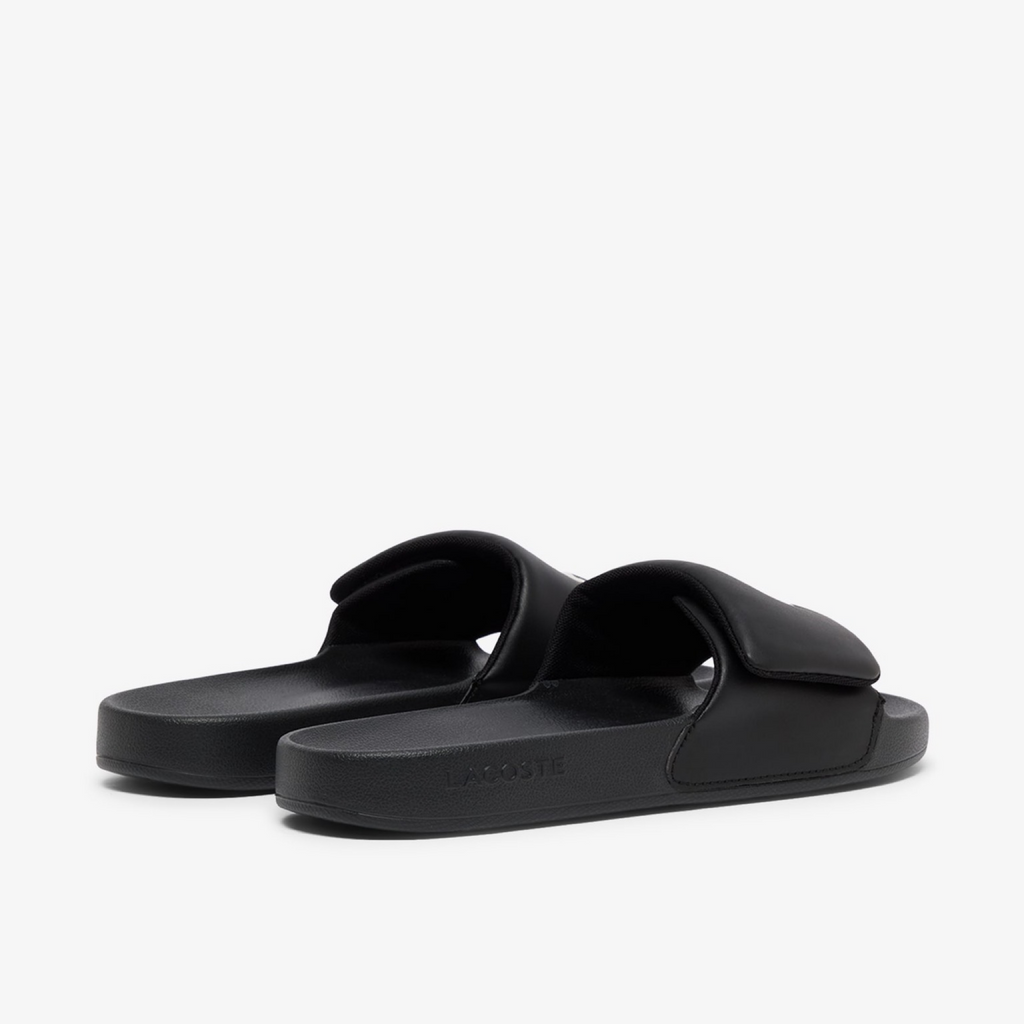 New Arrival LACOSTE SERVE  SLIDES 0 S 1261 CMA MENS -BLACK/WHITE