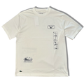 New Arrival LACOSTE FRENCH HERITAGE TENNIS PRINTED CREW NECK T-SHIRT Men -WHITE