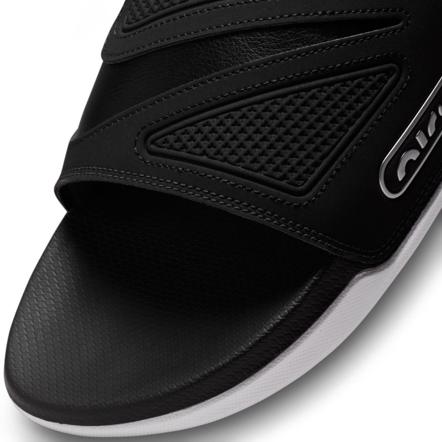 Men's Nike Air Max Cirro Slides "Black Metallic Silver"