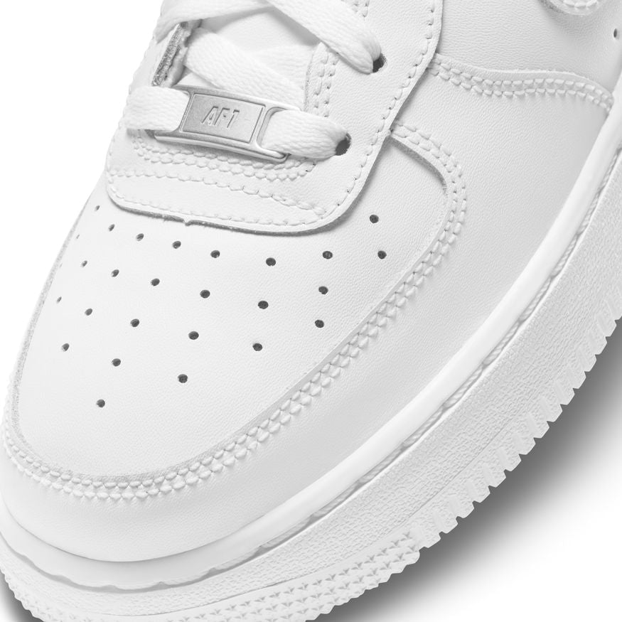Big Kids' Nike Air Force 1 LE "Triple White"