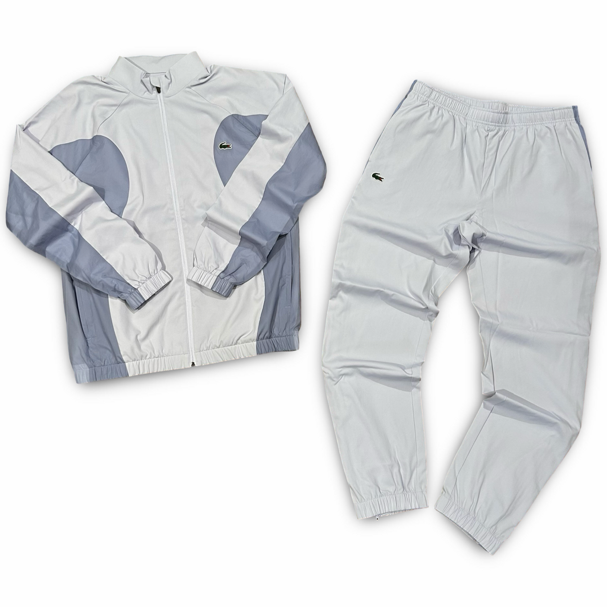 New Arrival LACOSTE TENNIS WATER - REPELLENT TRACKSUIT- Men-LIGHT BLUE /LIGHT BLUE