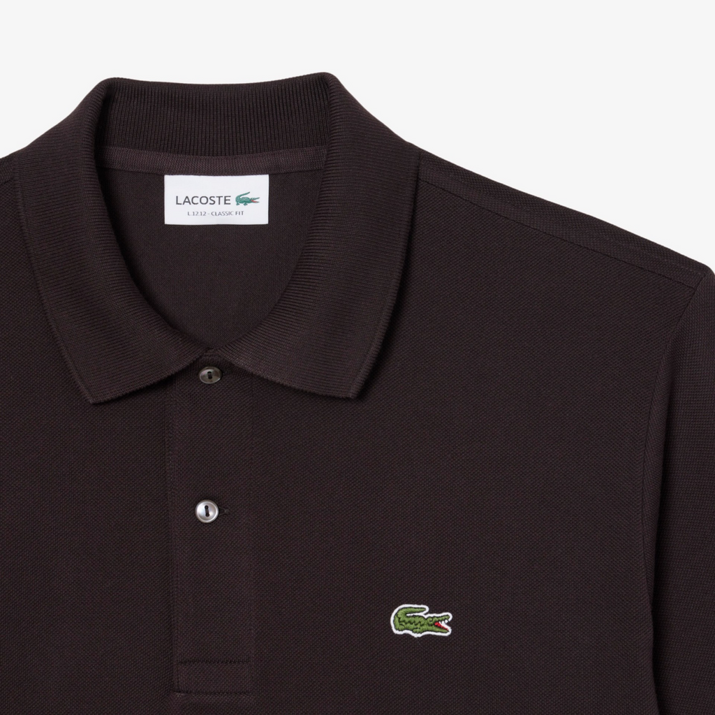 New Arrival LACOSTE - POLO CLUB SHIRT Men - BROWN-3LA