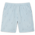 New Arrival LACOSTE CROCODILE PRINT STRIPE COTTON SHORT Men -LIGHT BLUE-4I3